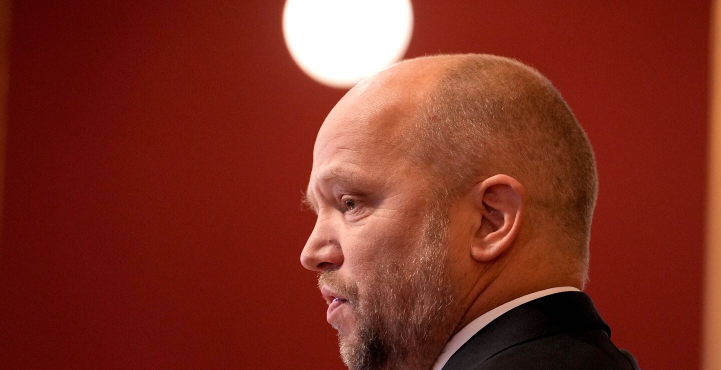 Finansminister Trygve Slagsvold Vedum