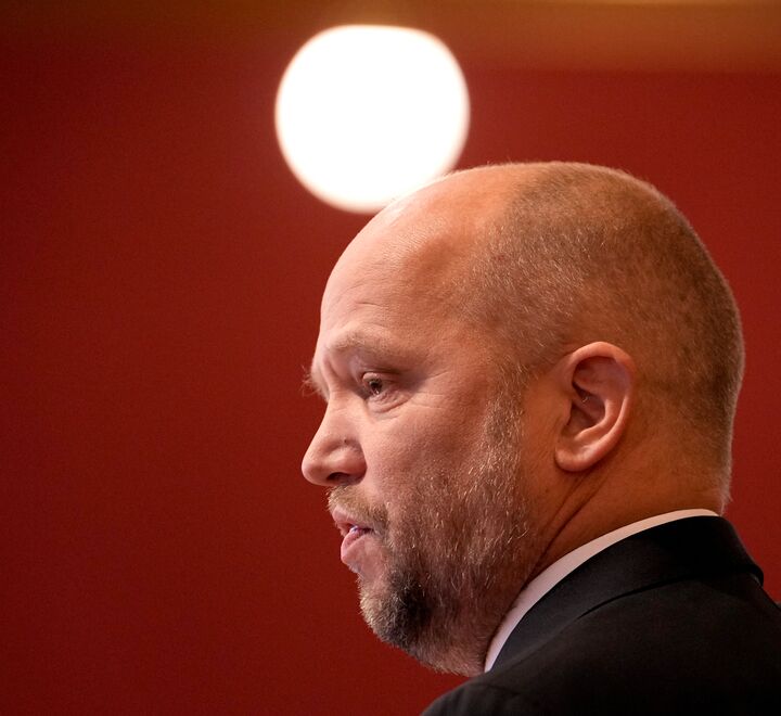 Finansminister Trygve Slagsvold Vedum