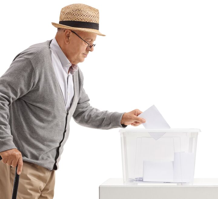 Beyond the age of 45 growing older makes people put less emphasis on protecting the environment.