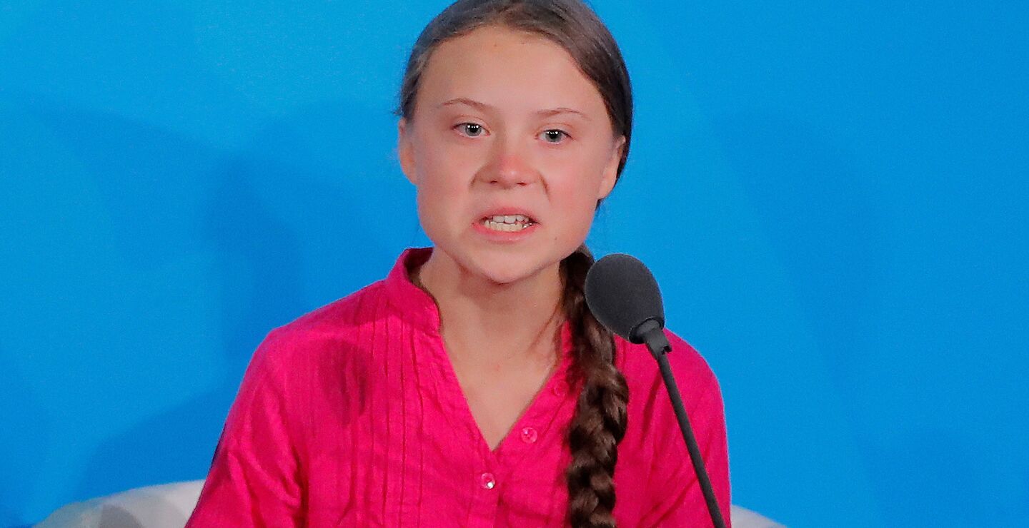 Vi ser en «Gretha Thunberg-effekt» der mediedekning gjenspeiles i kronekursen, skriver Leif Anders Thorsrud. (Foto av Greta Thunberg fra 2019. Foto: Lucas Jackson).