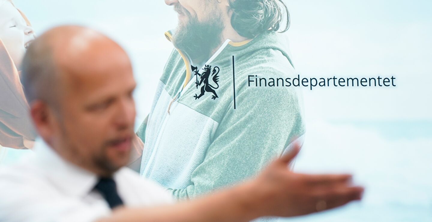 Finansminister Trygve Slagsvold Vedum legger frem Perspektivmeldingen