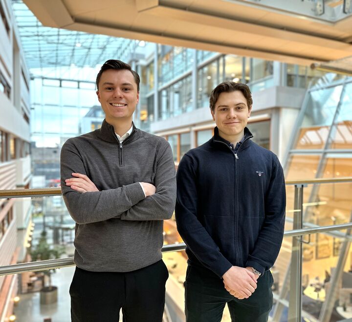 Louis Myhren Ormestad and Petter Flølo.