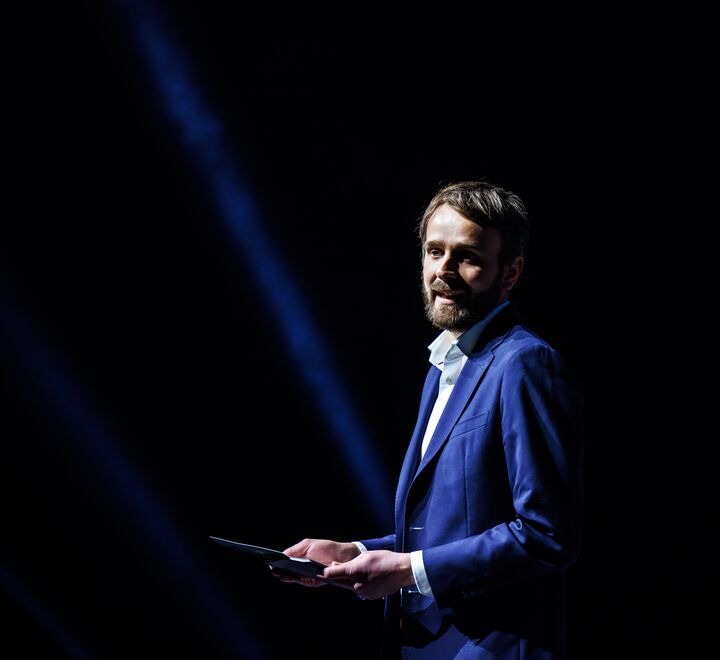 Jan Christian Vestre ved SHE Conference 2023