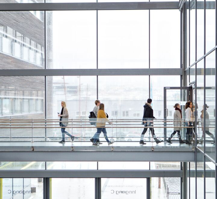 Studenter ved campus Bergen