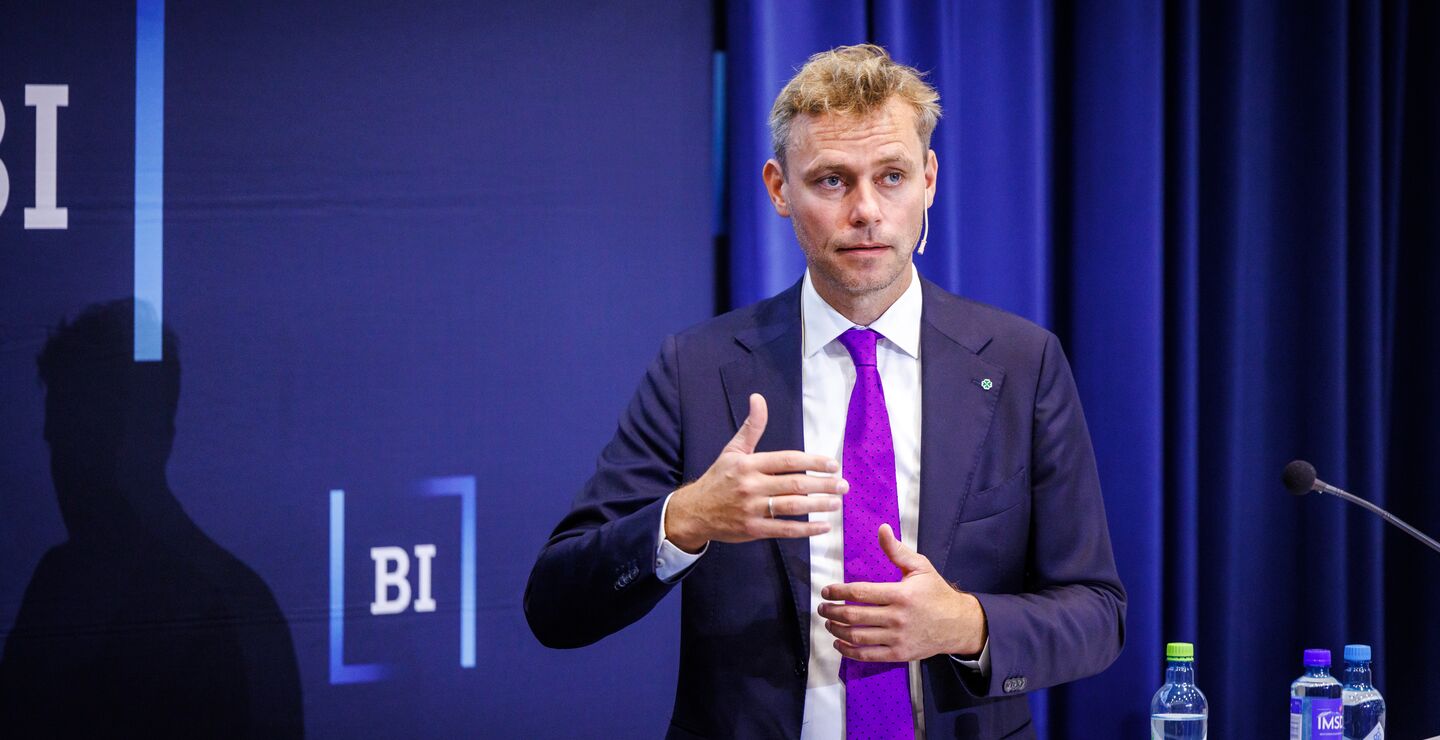 Ole Borten Moe p&aring; BI Oslo 38