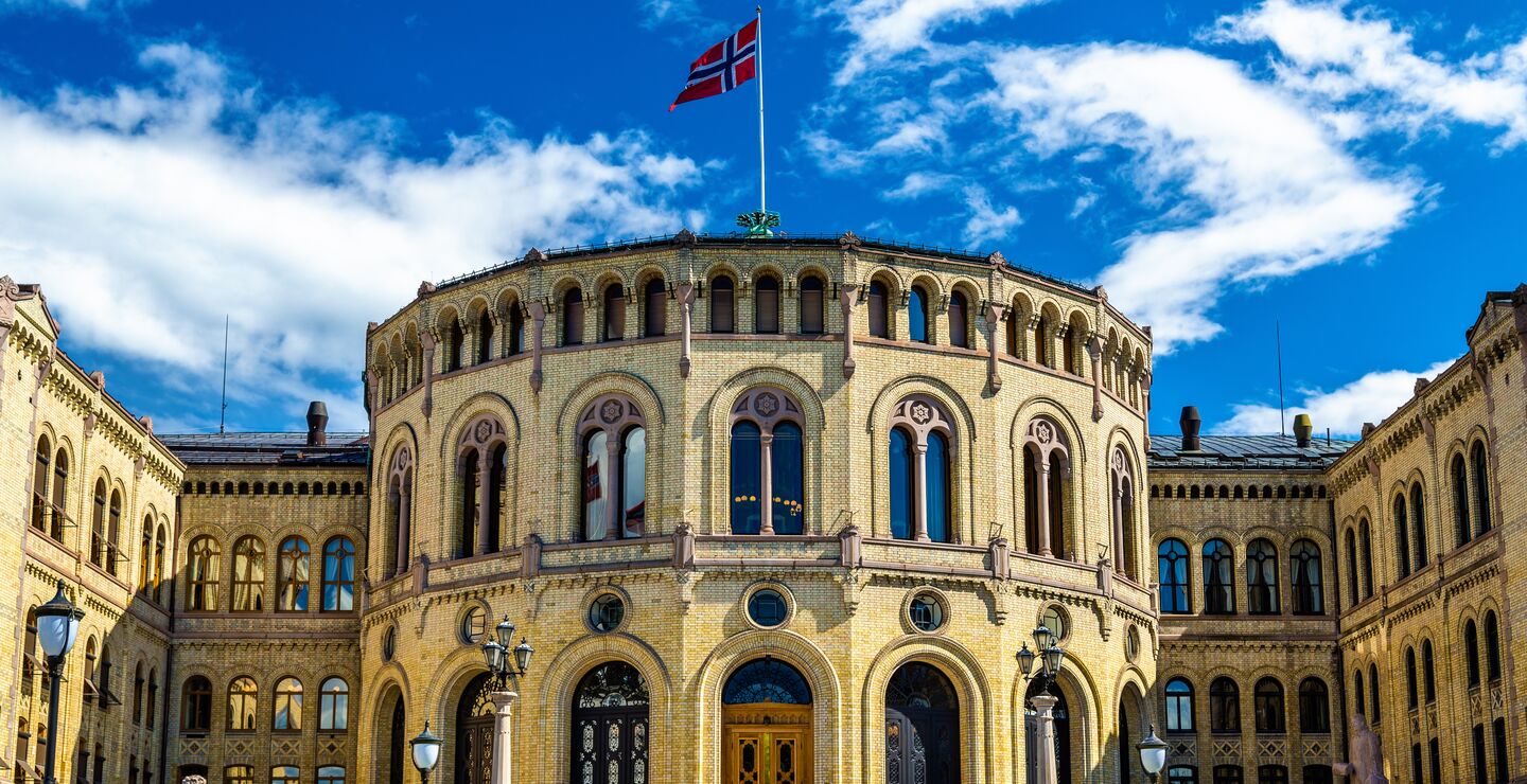 Stortinget, - nå også et lærebokeksempel på mislykket prosjektledelse (illustrasfoto av Stortingsbygningen). 