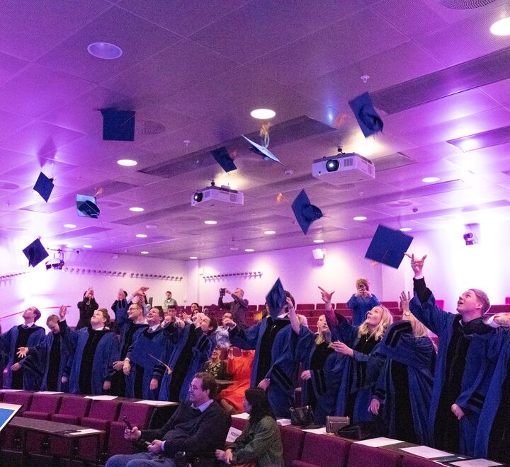 Graduation master students in Bergen