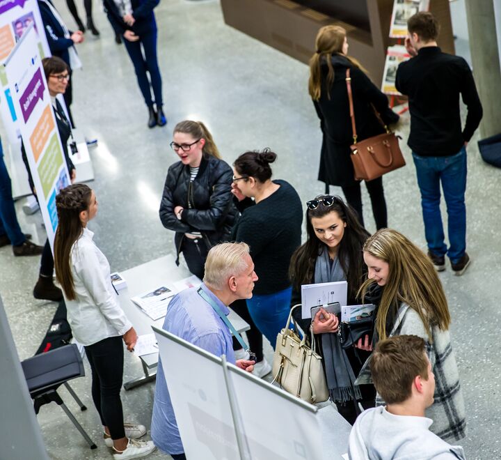 Group of prospective students