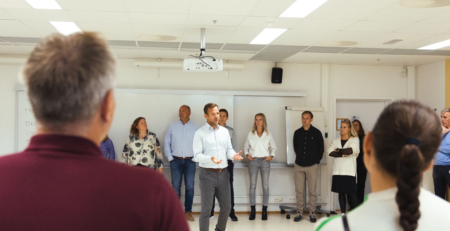 &Aring;pning av kull 2 i topplederprogram for Veidekke 27.09.2022 12