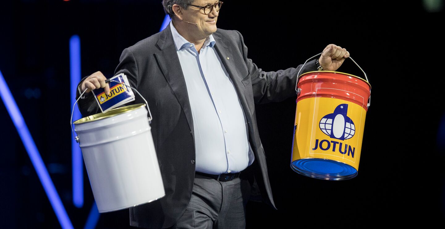 Morten Fon - Jotun AS på NHOs årskonferanse, 2019 Foto: Vidar Ruud / NTB scanpix