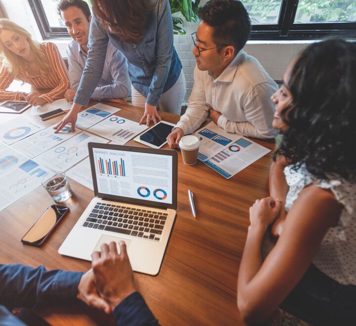 Group of people during a meeting
