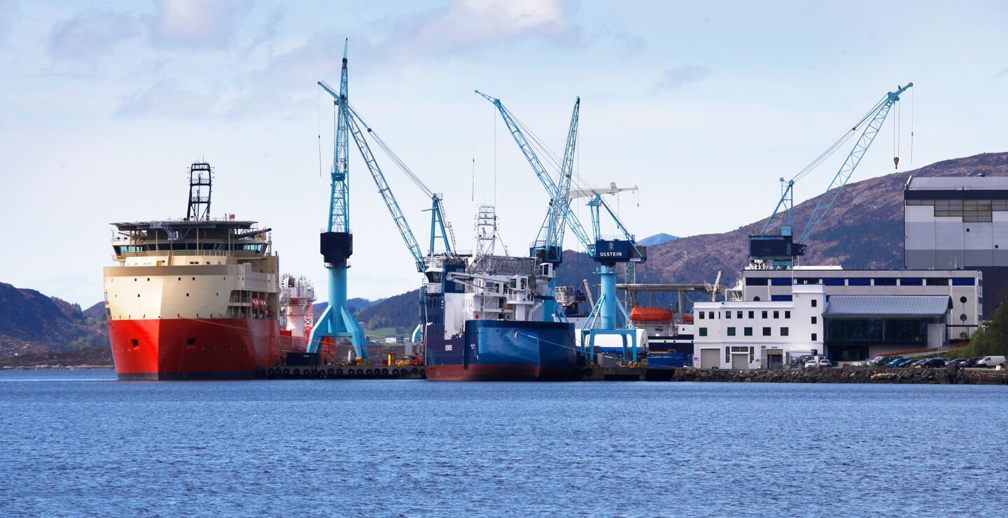 Ulstein Verft i Ulsteinvik i Møre og Romsdal