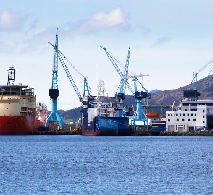 Ulstein Verft i Ulsteinvik i Møre og Romsdal