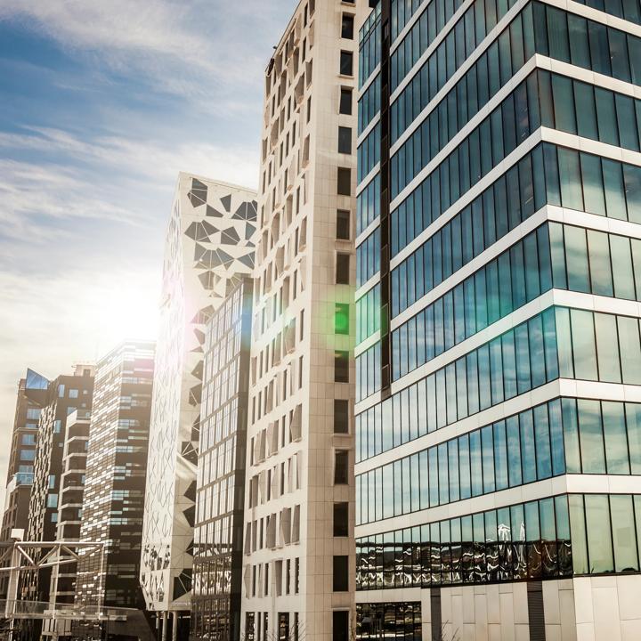 Barcode district in Oslo