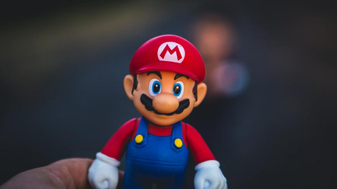 Super Mario figurine.