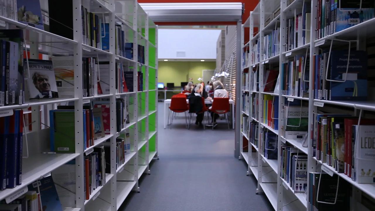 Biblioteket på campus Bergen