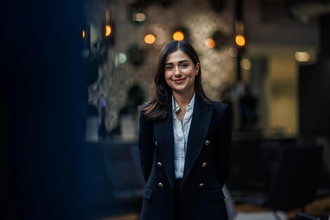 Smiling woman