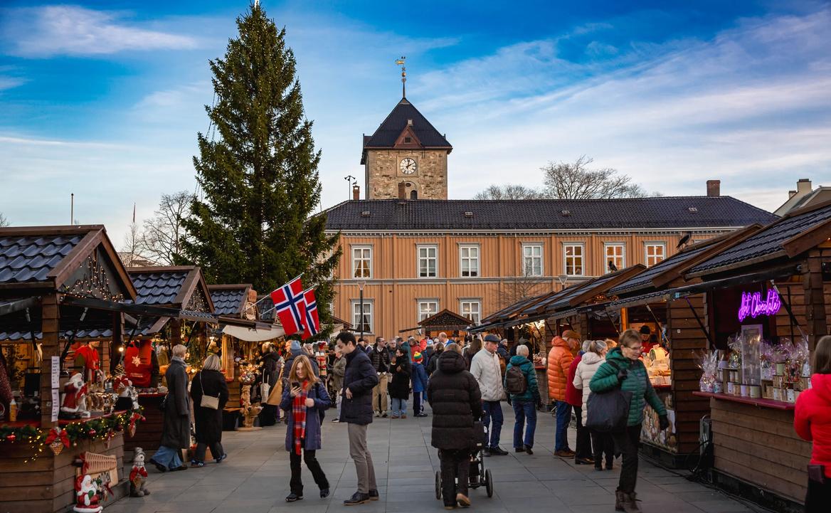 Christmas market in Trondheim