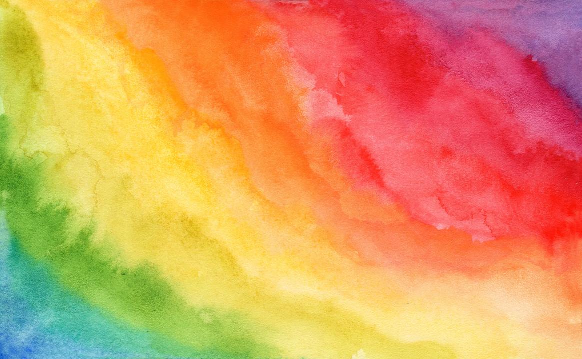 Rainbow colours