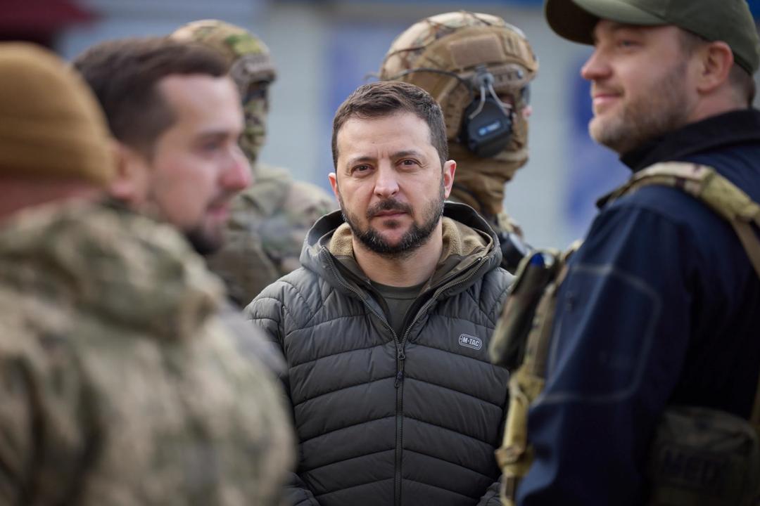 Ukrainas president Volodymyr Zelenskyj
