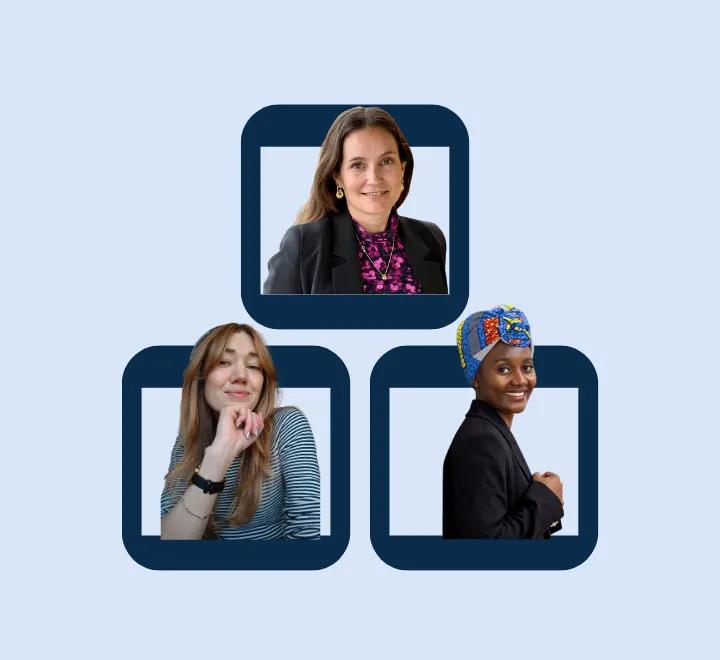 Bilder av Christina Sundli-Härdig, Nina Tryggvadottir og Irene Kinunda Afriyie