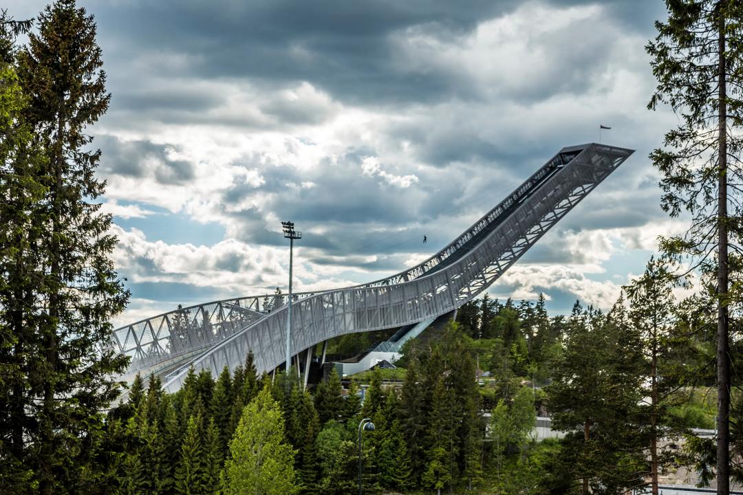 The ski jump at Holmenkollen