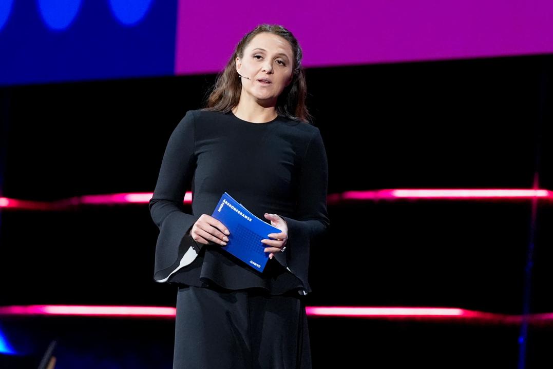 Emilie Stordalen under NHOs årskonferanse 2025