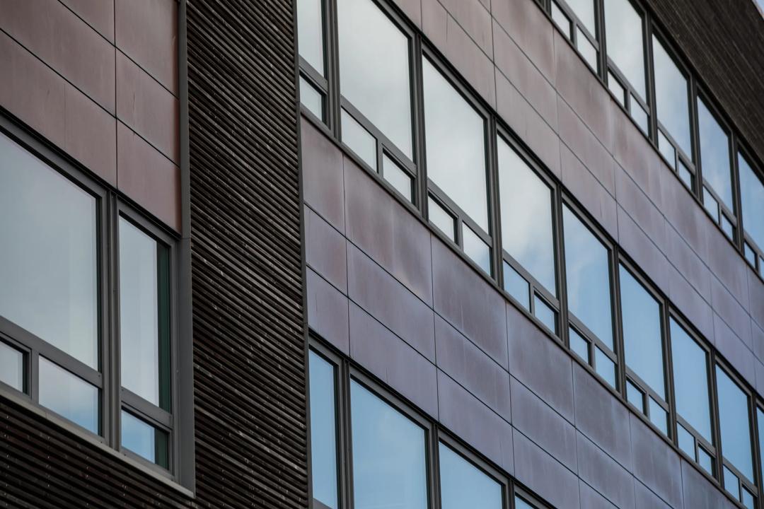 Fasaden av campus Bergen