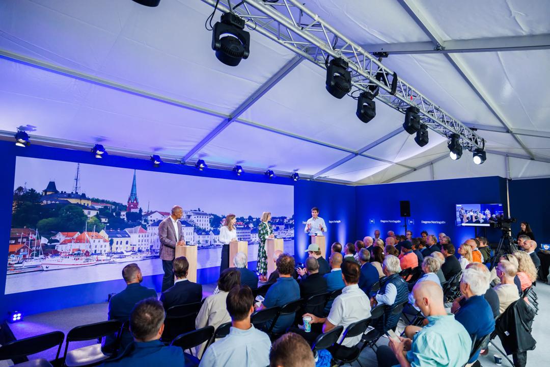 Arendalsuka 2024 - under en debatt