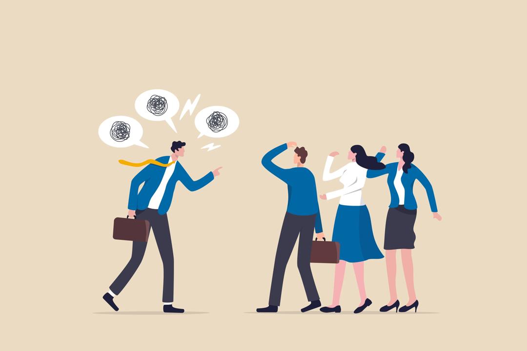 Illustration of abusive leader