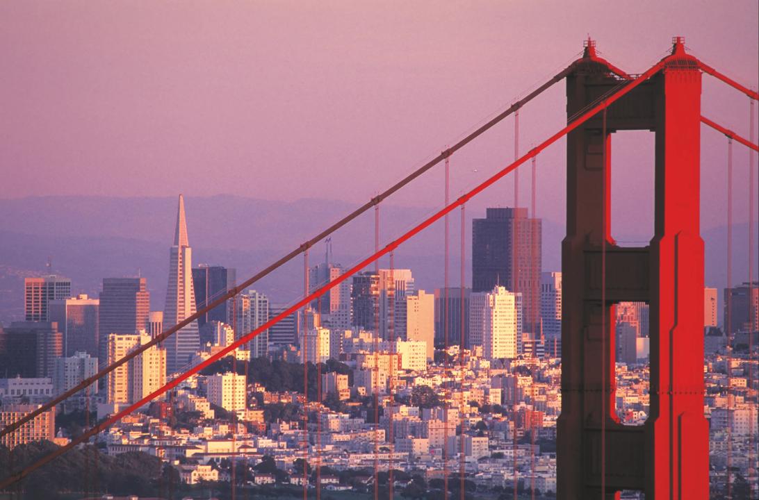 The bridge in San Francisco