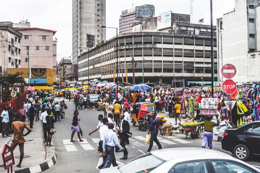 Travel gate i downtown Lagos