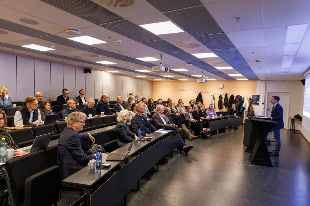 From the event. Image of the participants. Photographed by Adrian Vaagsnes, BI Norwegian Business School.