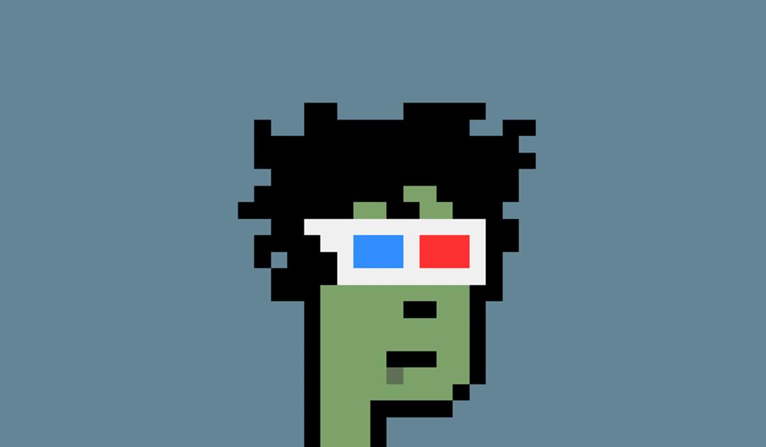 Example of crypto punk, a well-known NFT project that consists of 10,000 collectible characters. 