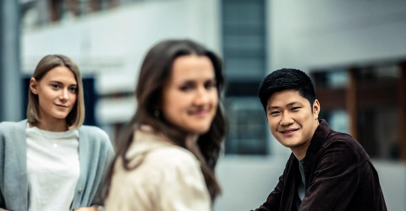 Picture of students looking at the camera