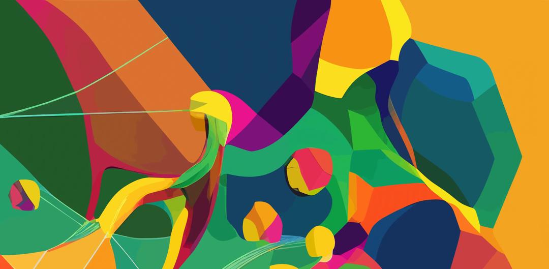 Colorful graphic picture