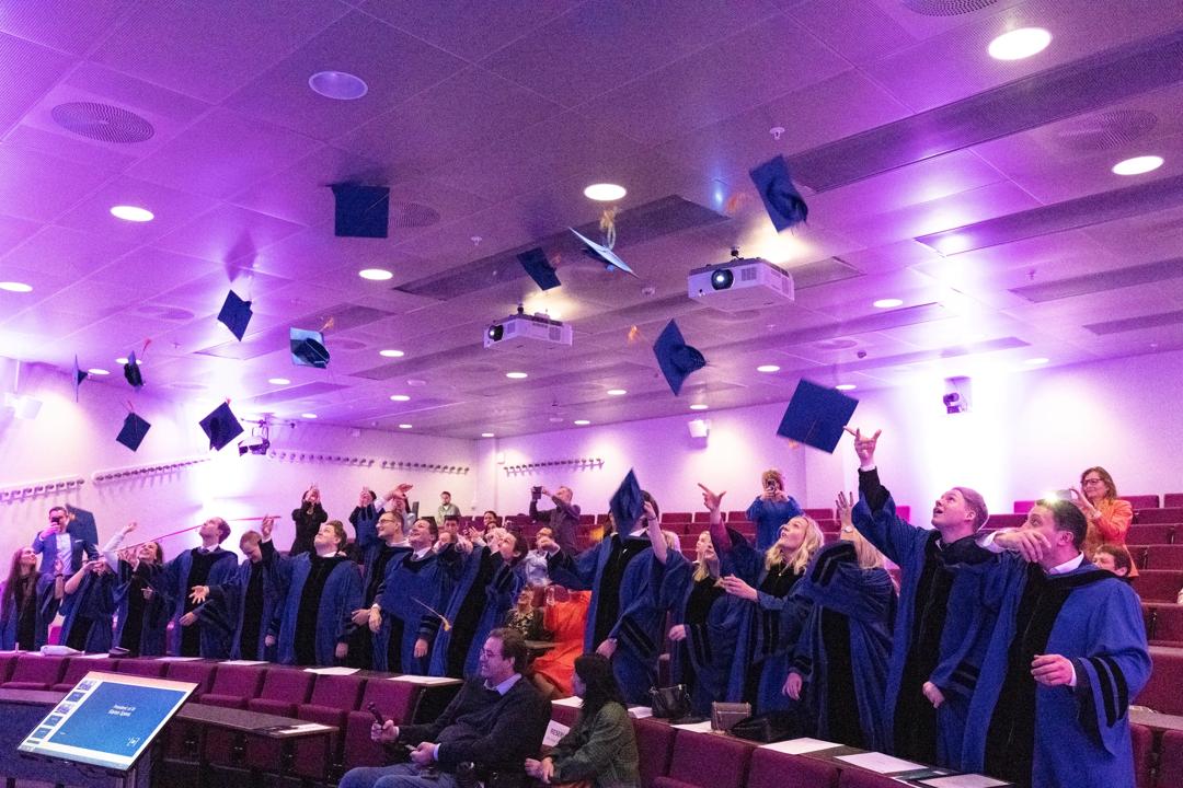 Graduation master students in Bergen