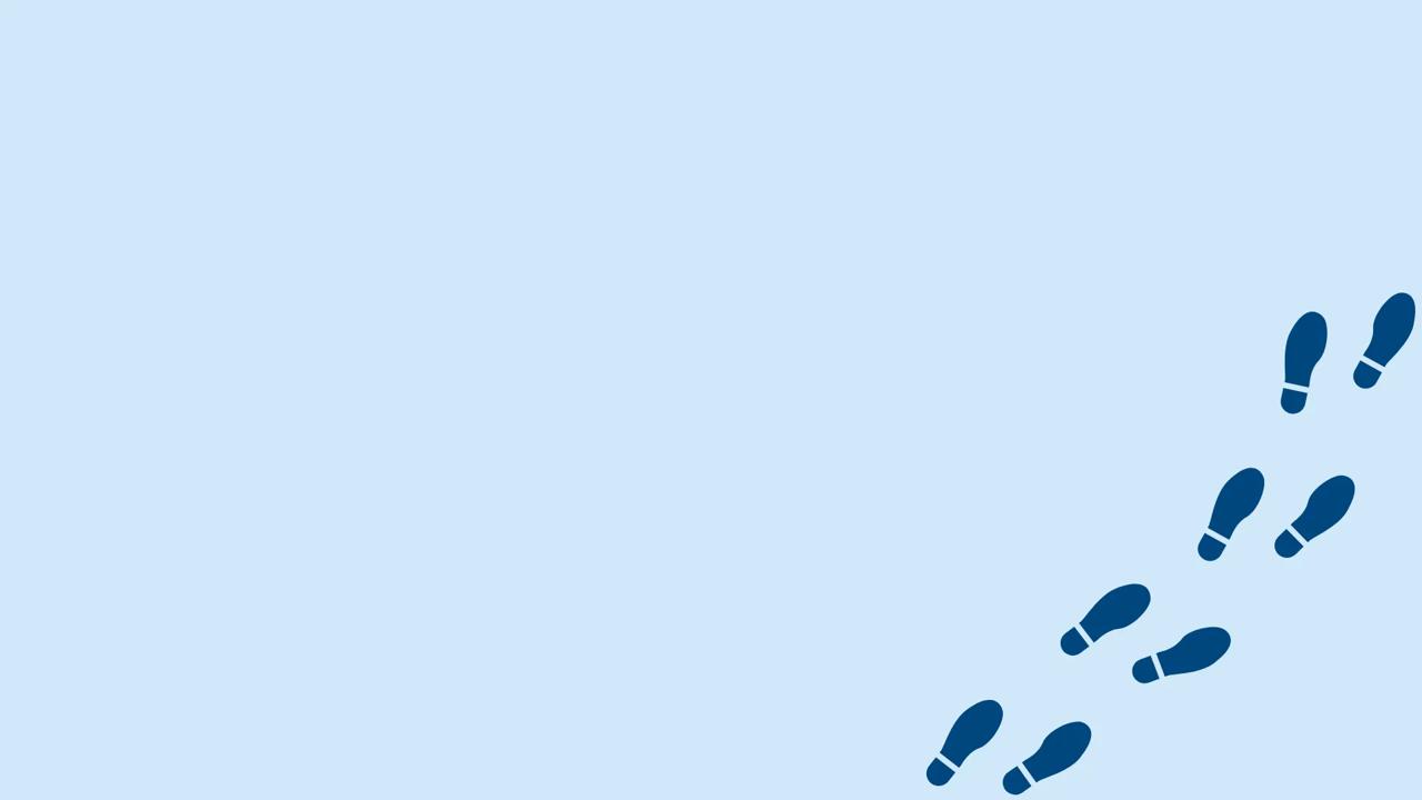 Illustration of footprints