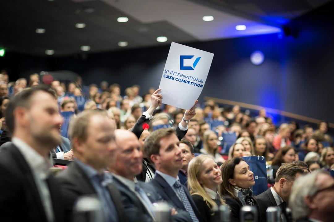 Publikum i et auditorium