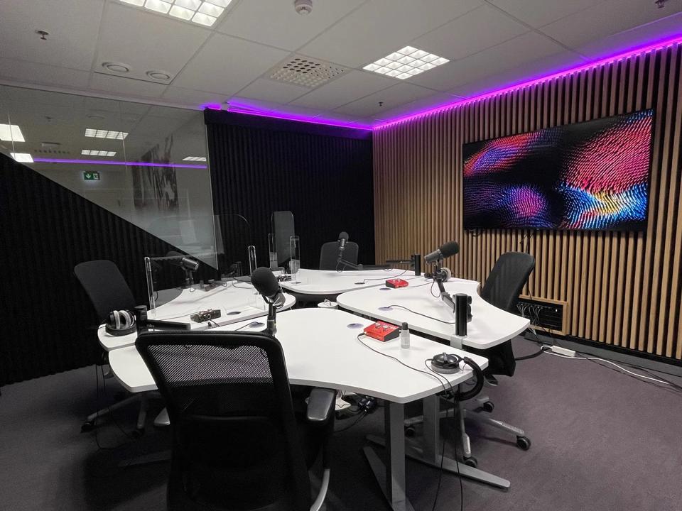 Image of podcast studio