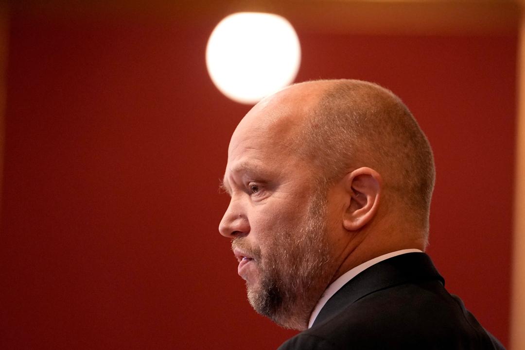Finansminister Trygve Slagsvold Vedum