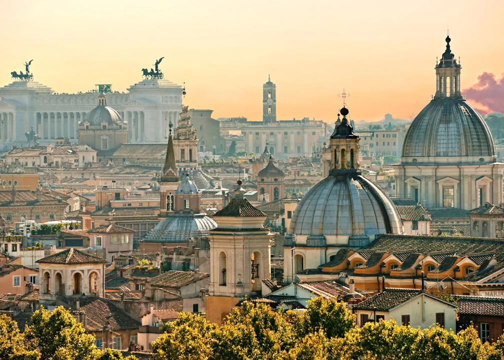 View of Rome, italy
