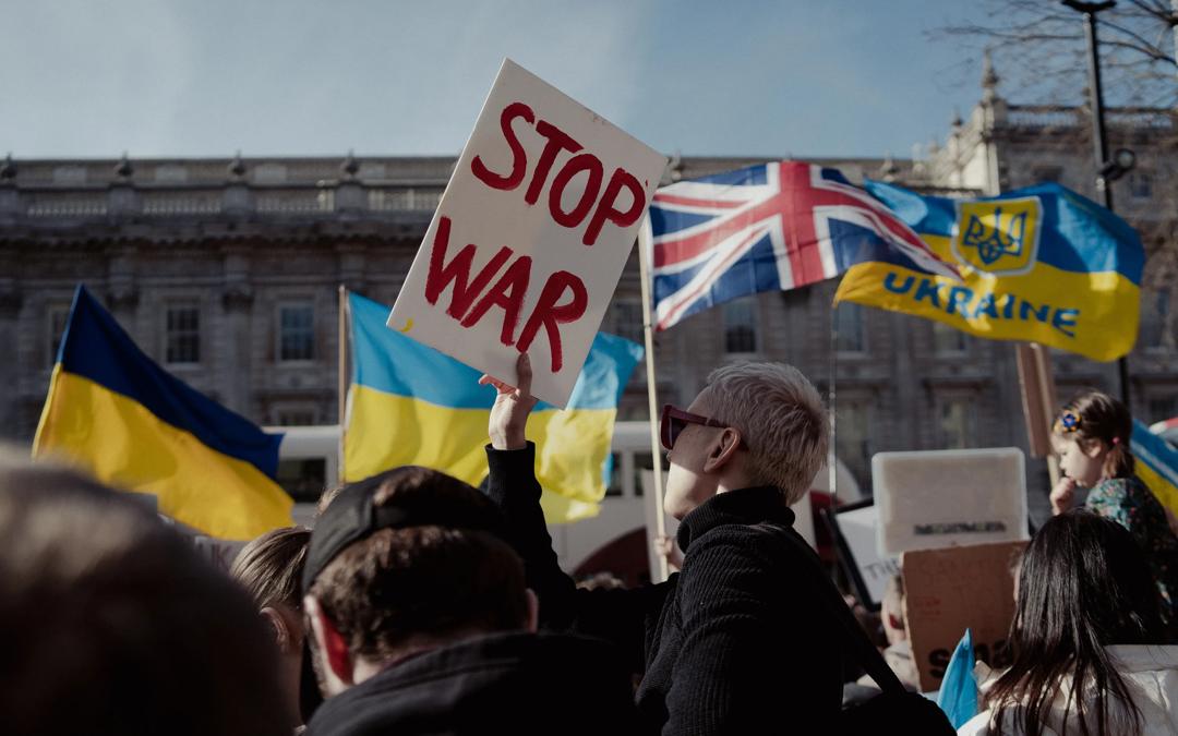 Protest against war in Ukraine