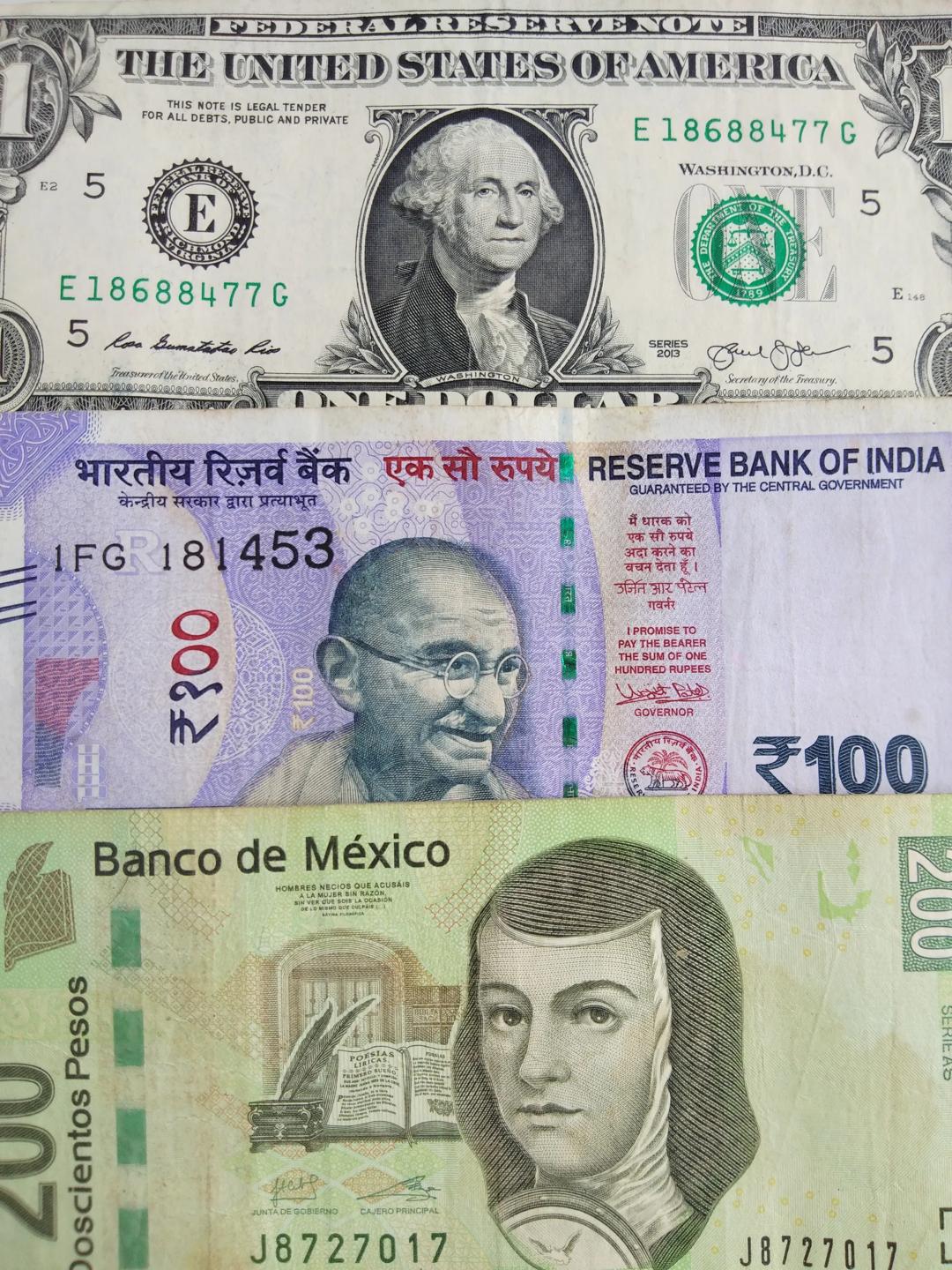 Different currencies