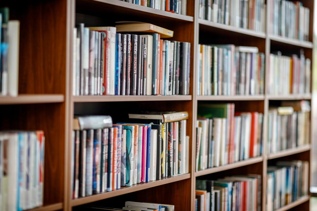 Library bookshelf