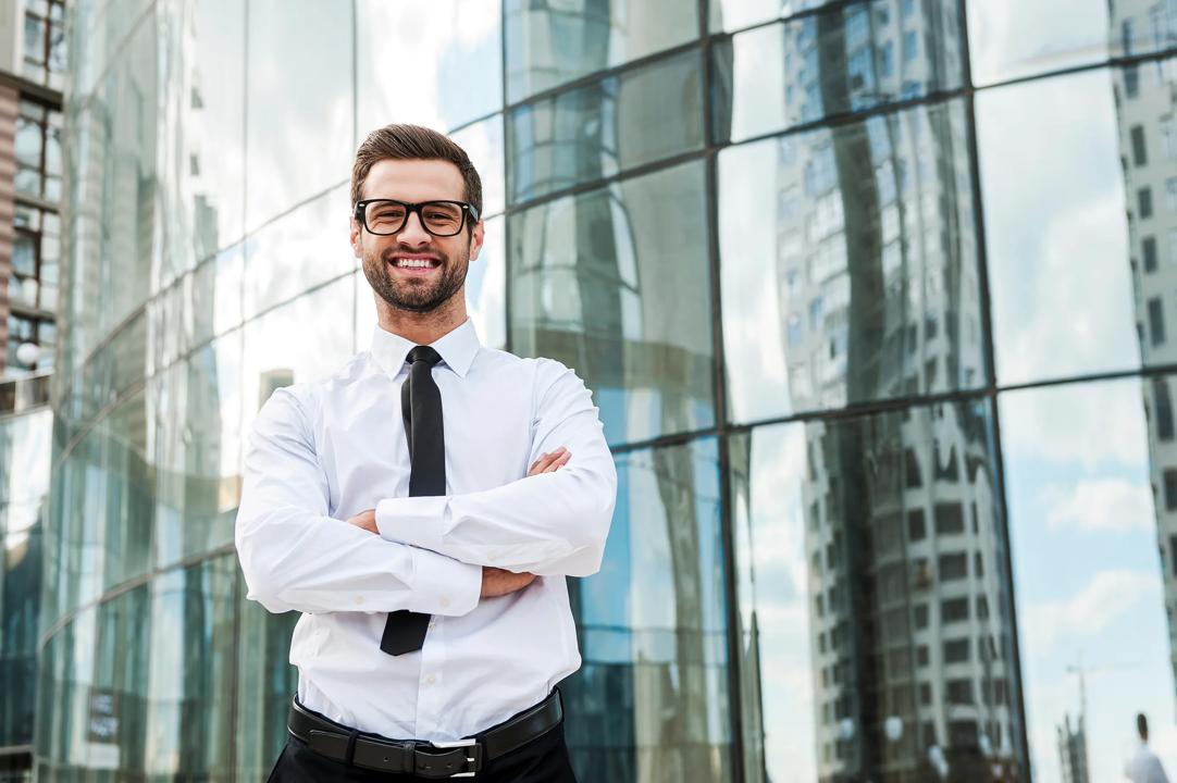 A young business man