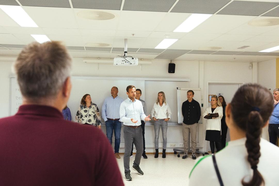 &Aring;pning av kull 2 i topplederprogram for Veidekke 27.09.2022 12