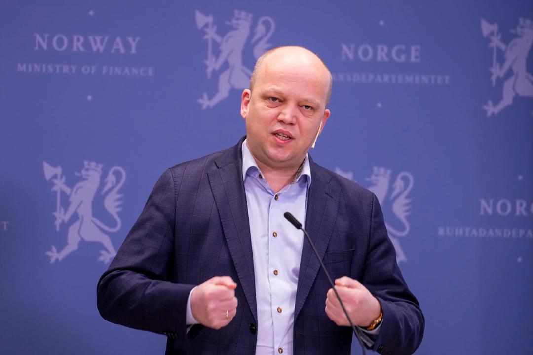 Finansminister Trygve Slagsvold Vedum
