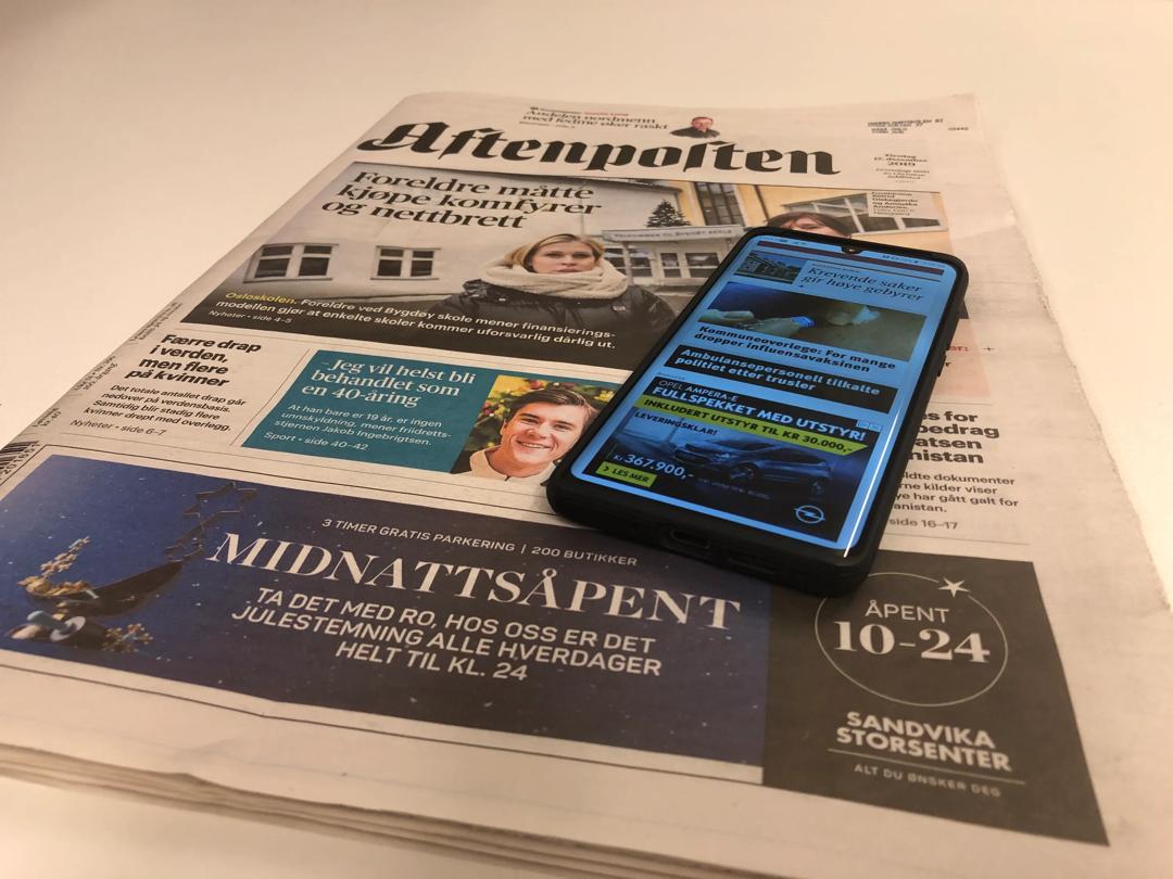 En fjerdedel av norske kommuner har svak mediedekning. Det er ingen tvil om at mediemangfoldet i Norge er truet», skriver Erik Wilberg. (Illustrasjonfoto)
