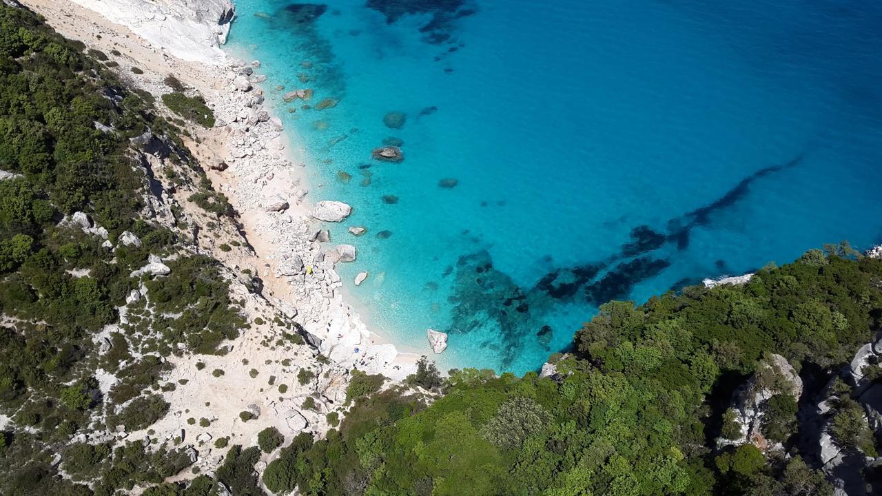 Sea water and cliff
